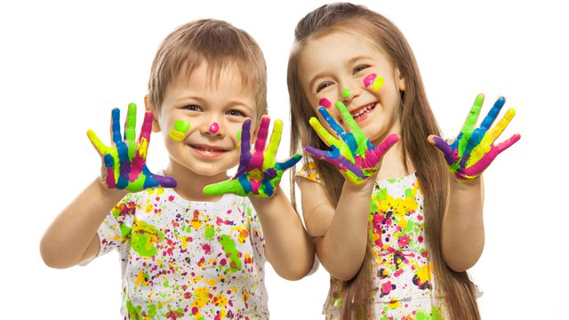 preschoolers with paint on hands.jpg
