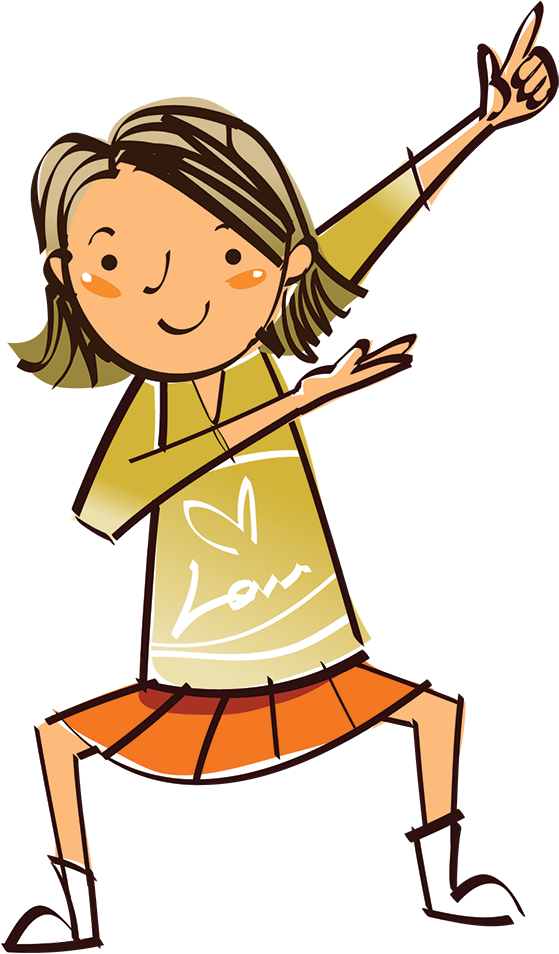 pointing dancing girl illustration.png