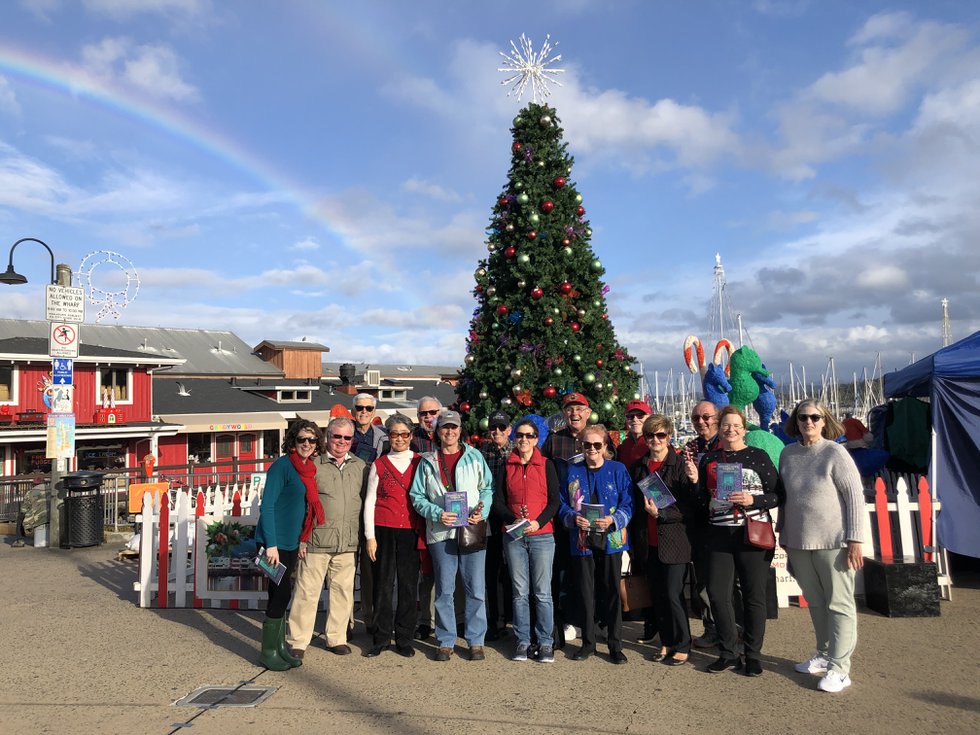 Carmel Presbyterian Choir and a Rainbow at Christmas on the Wharf.jpg